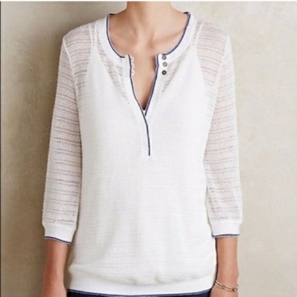 Sheer Pullover Knit Top - Picture 4 of 6